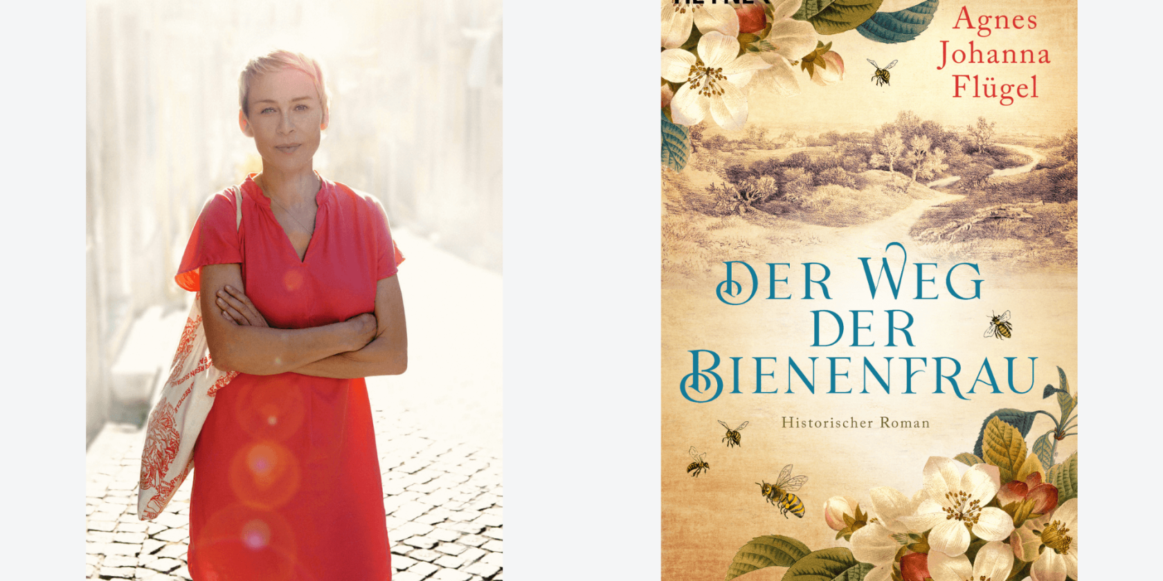 Lesung mit Agnes Johanna Flügel : "Der Weg der Bienenfrau", © Portrait: Kenton Thatcher