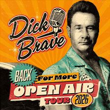 Plakat für Dick Brave's Open Air Tour 2026.