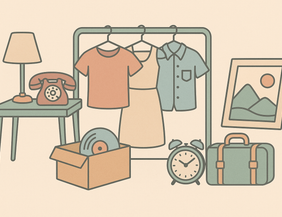 Symbolbild für einen Flohmarkt 