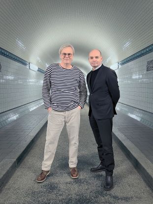 Christoph & Jean Portrait Ganz 2 - Elbtunnel, © Christoph Sinemus