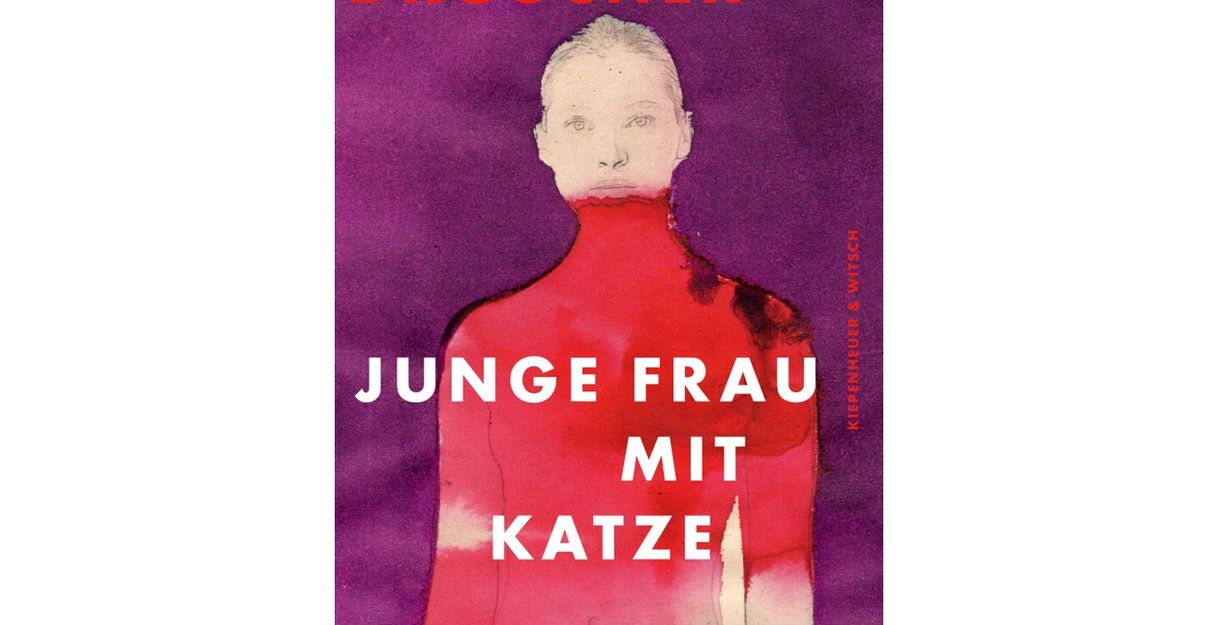 Cover des Buches "Junge Frau mit Katze" von Daniela Dröscher