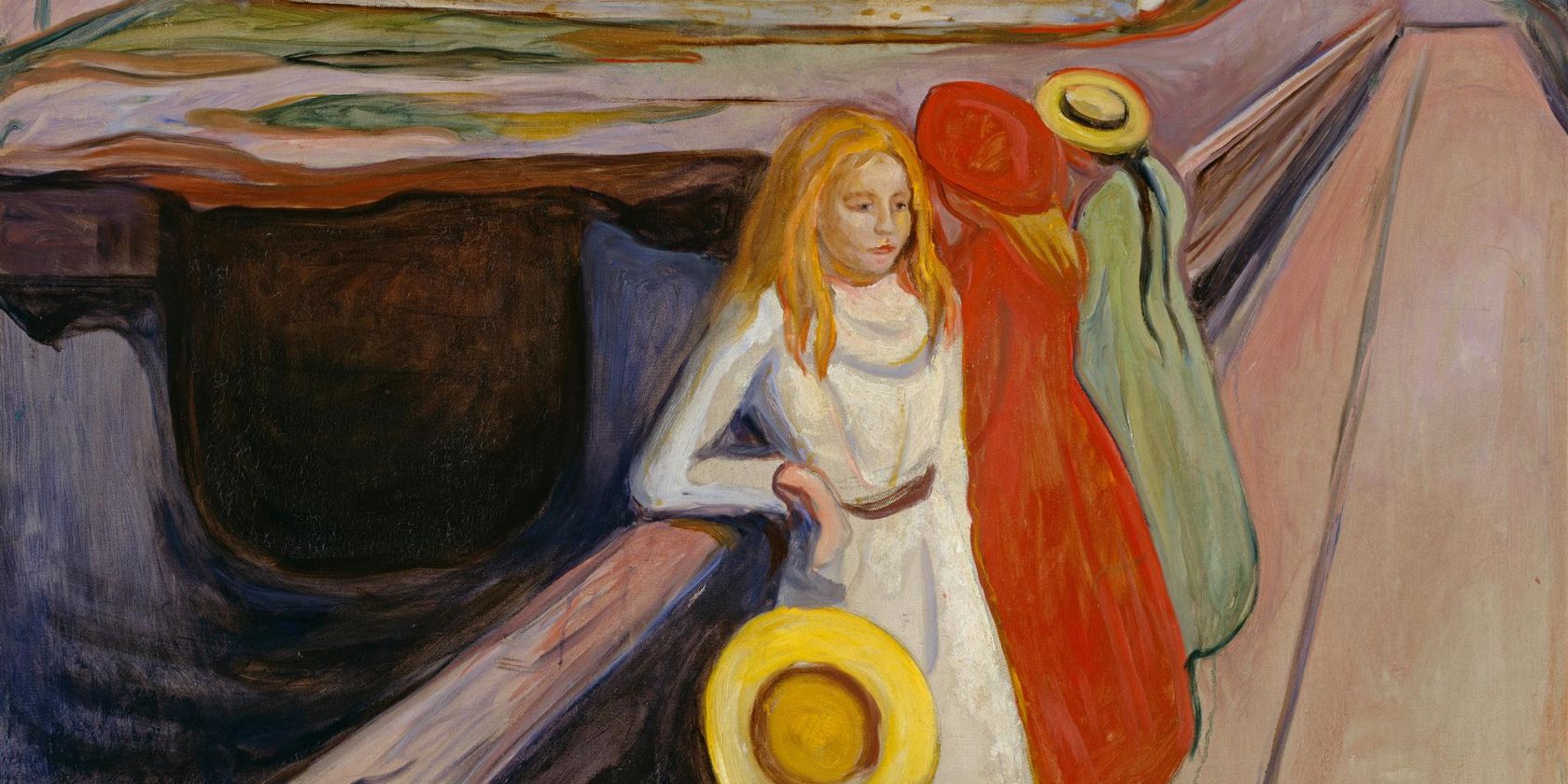 Edvard Munch: Mädchen auf der Brücke, 1901, © HKH
